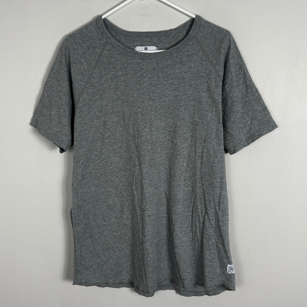 Reigning Champ Canada Grey Short Sleeve Crew Neck T-Shirt Mens Size Large Tee - Picture 2 of 9